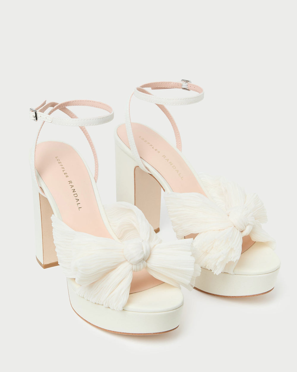 Natalia Pearl Platform Bow Heel