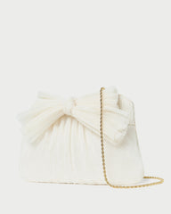 Rayne Pearl Bow Clutch