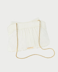 Rayne Pearl Bow Clutch