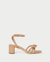 Mikel Dune Bow Mid-Heel Sandal