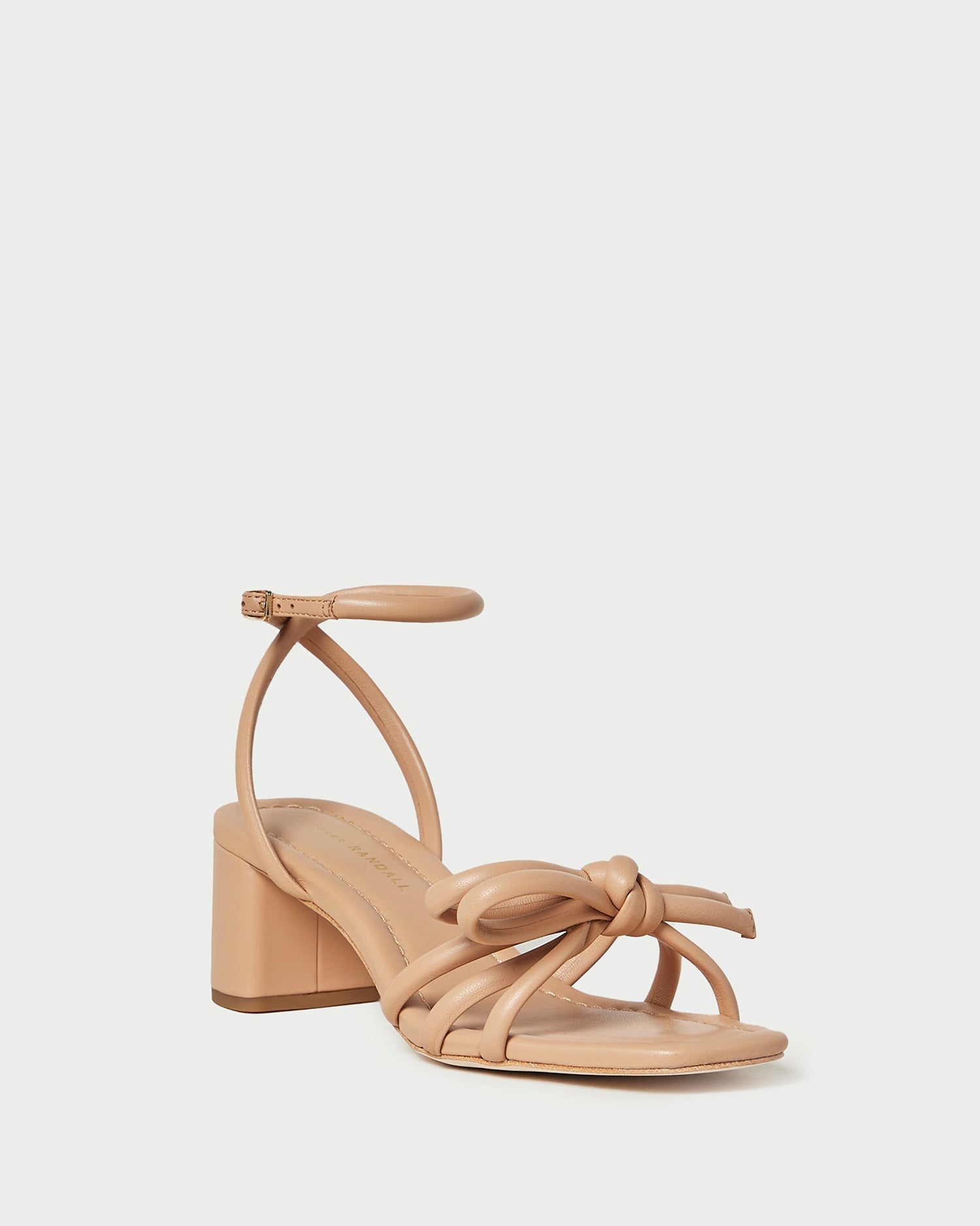 Mikel Dune Bow Mid-Heel Sandal