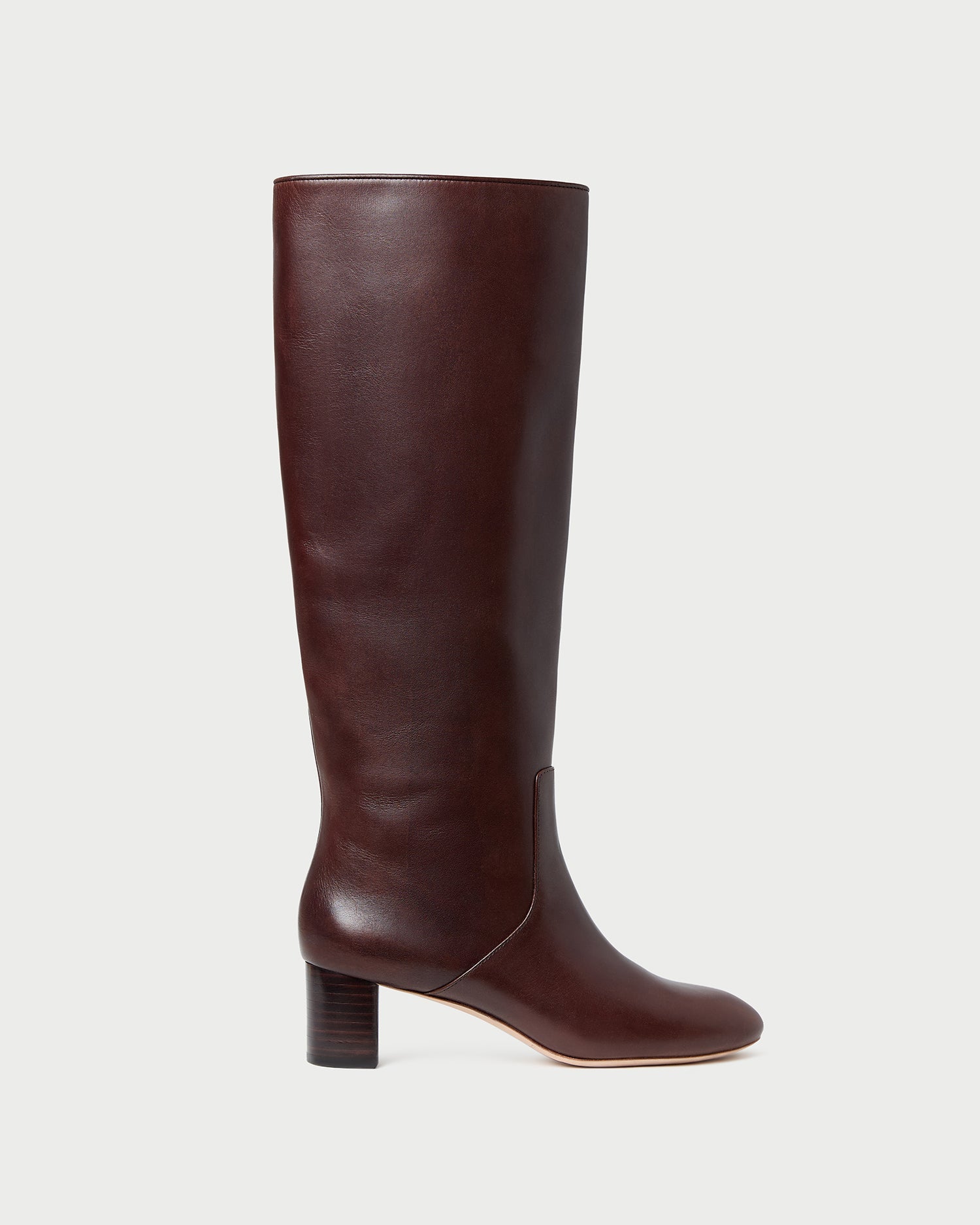 Gia Espresso Leather Tall Boot