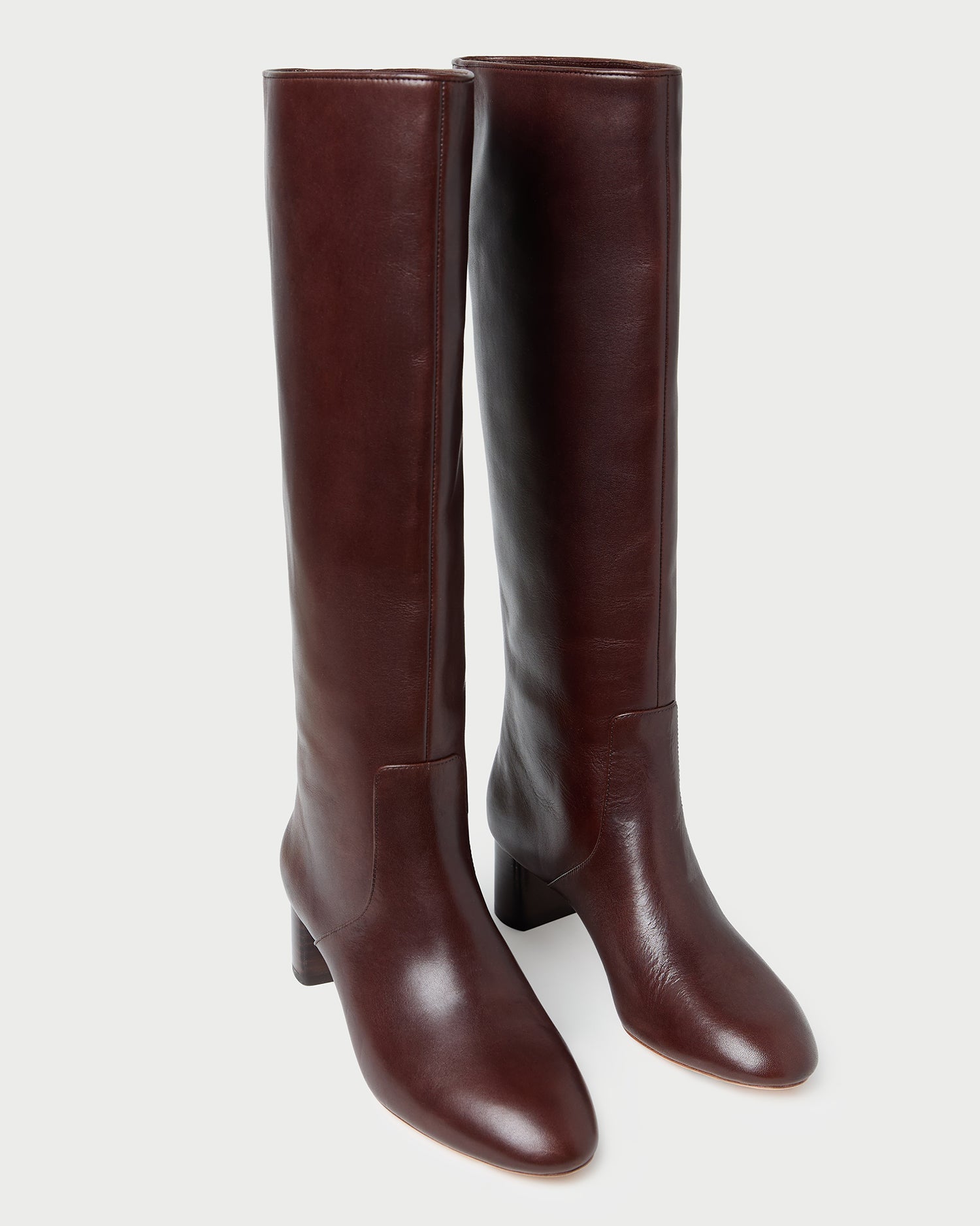 Gia Espresso Leather Tall Boot