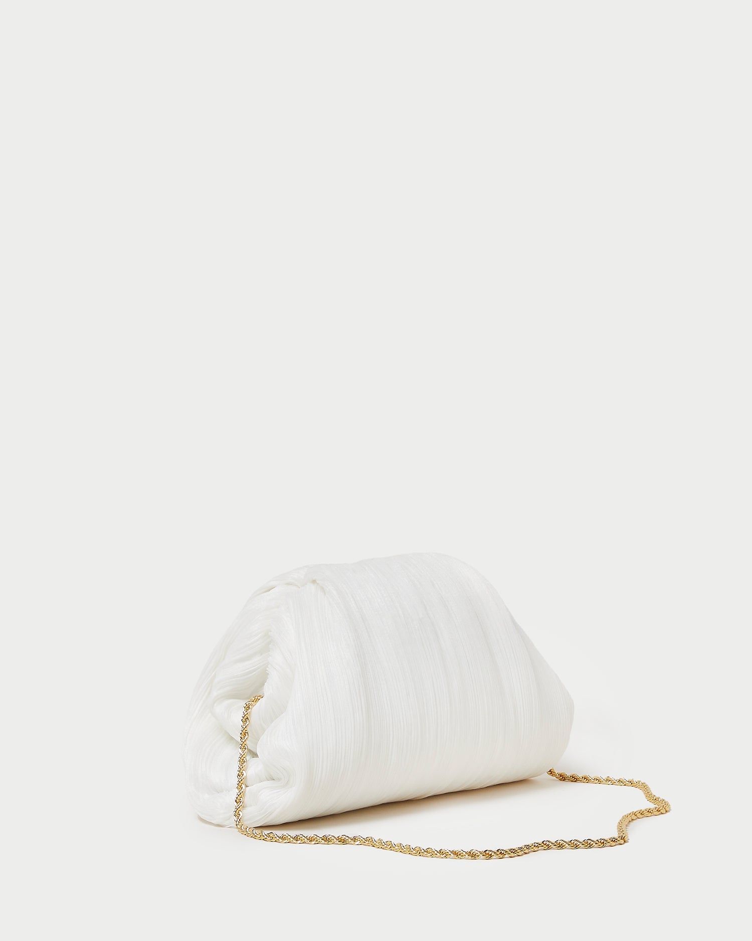 Bailey Pearl Pleated Dome Clutch