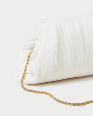 Bailey Pearl Pleated Dome Clutch