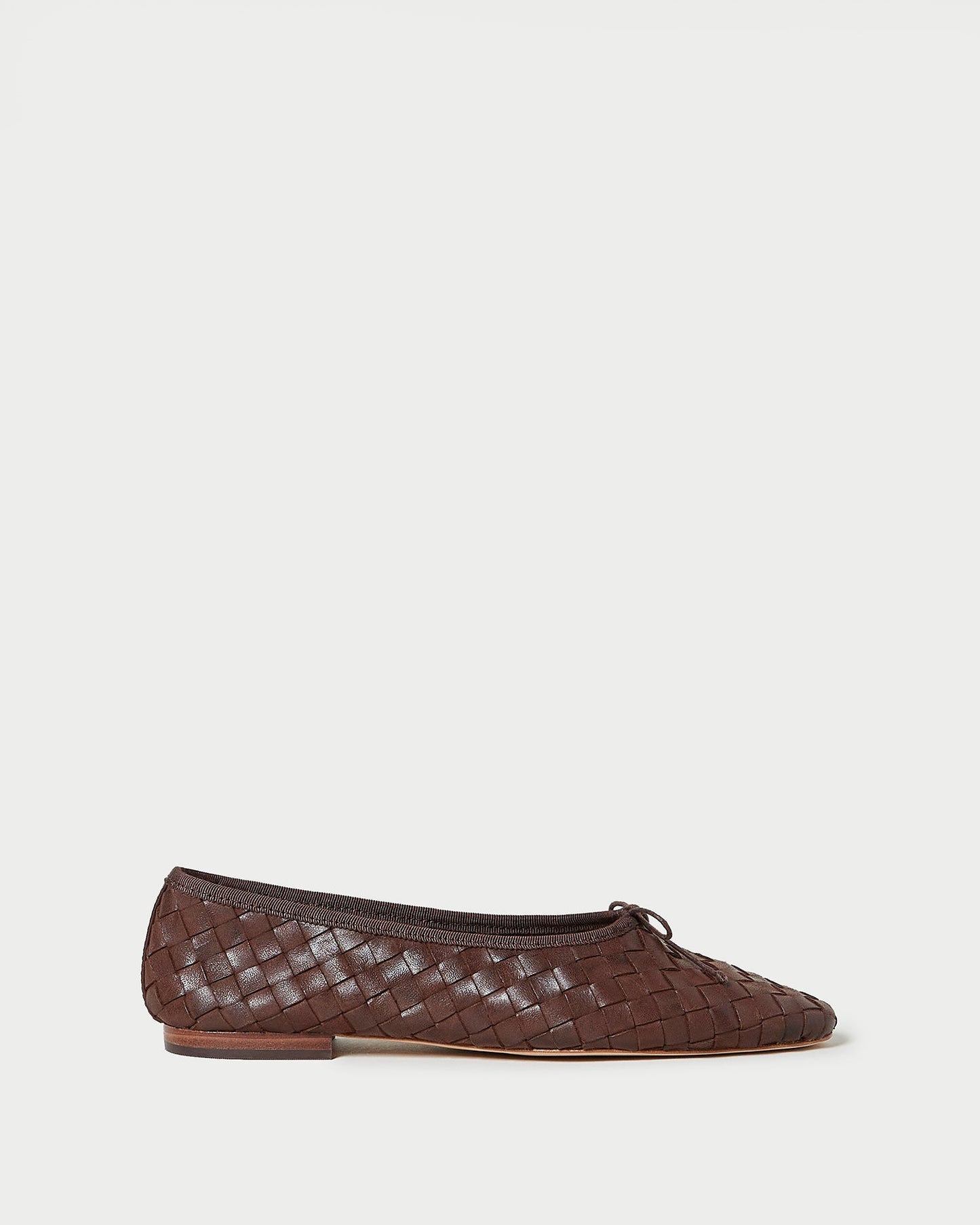 Landry Chocolate Woven Ballet Flat