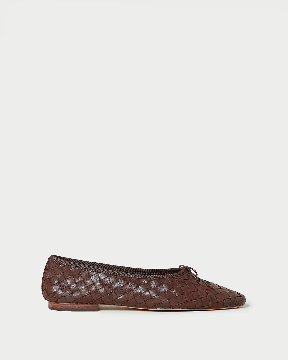 Landry Chocolate Woven Ballet Flat