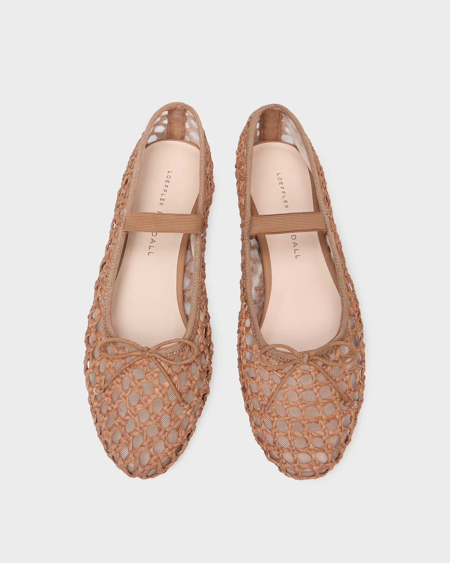 Leonie Brown Crochet Ballet Flat