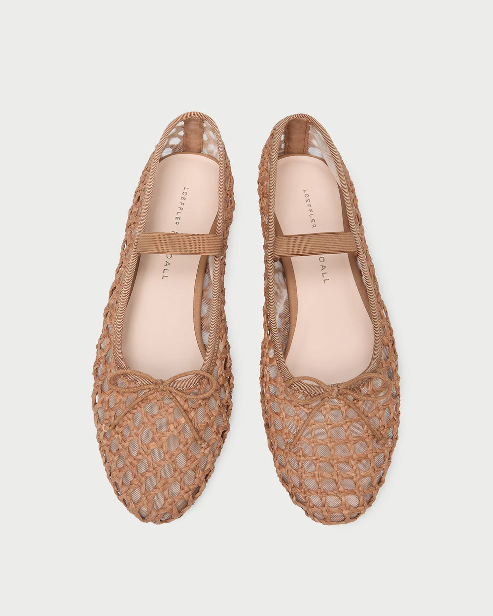 Leonie Brown Crochet Ballet Flat