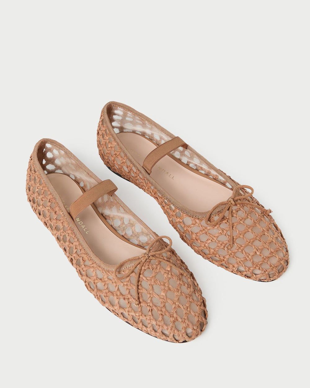 Leonie Brown Crochet Ballet Flat