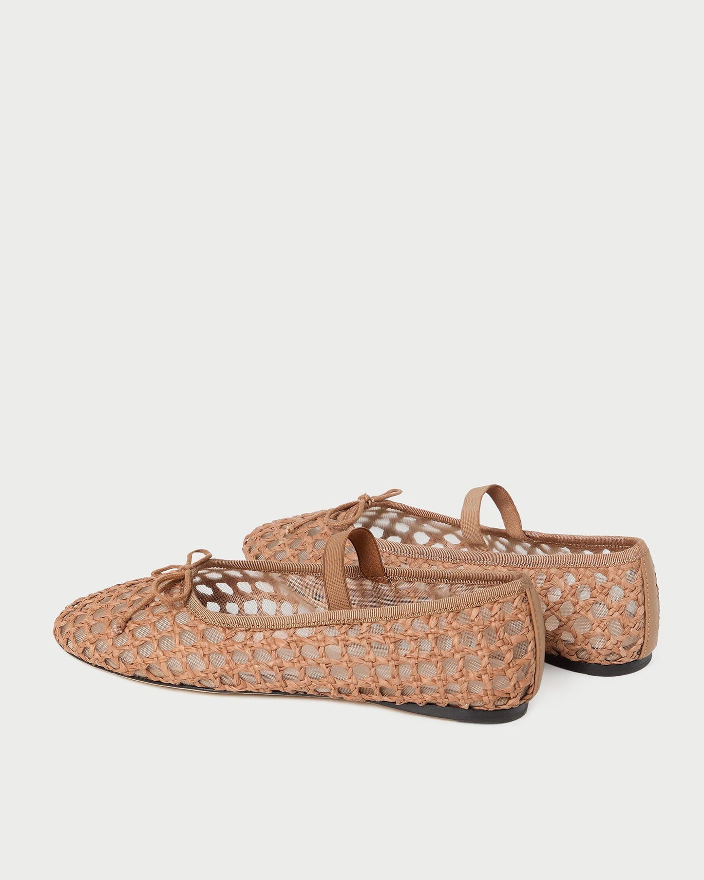 Leonie Brown Crochet Ballet Flat