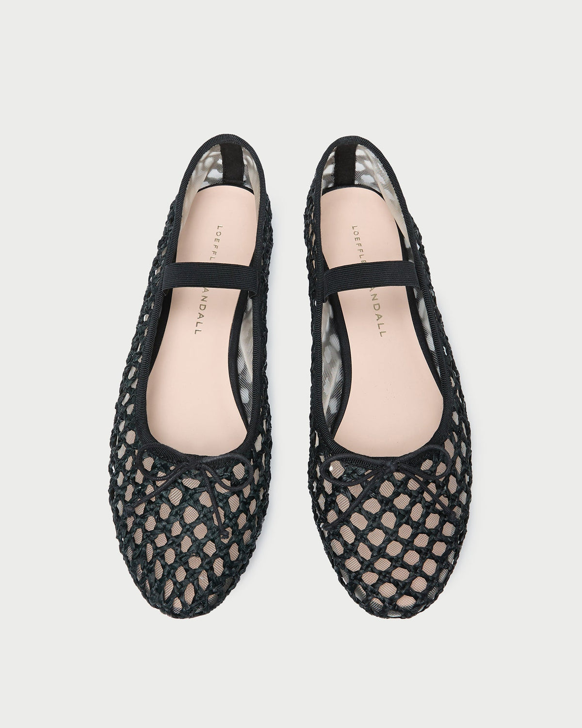 Leonie Black Crochet Ballet Flat