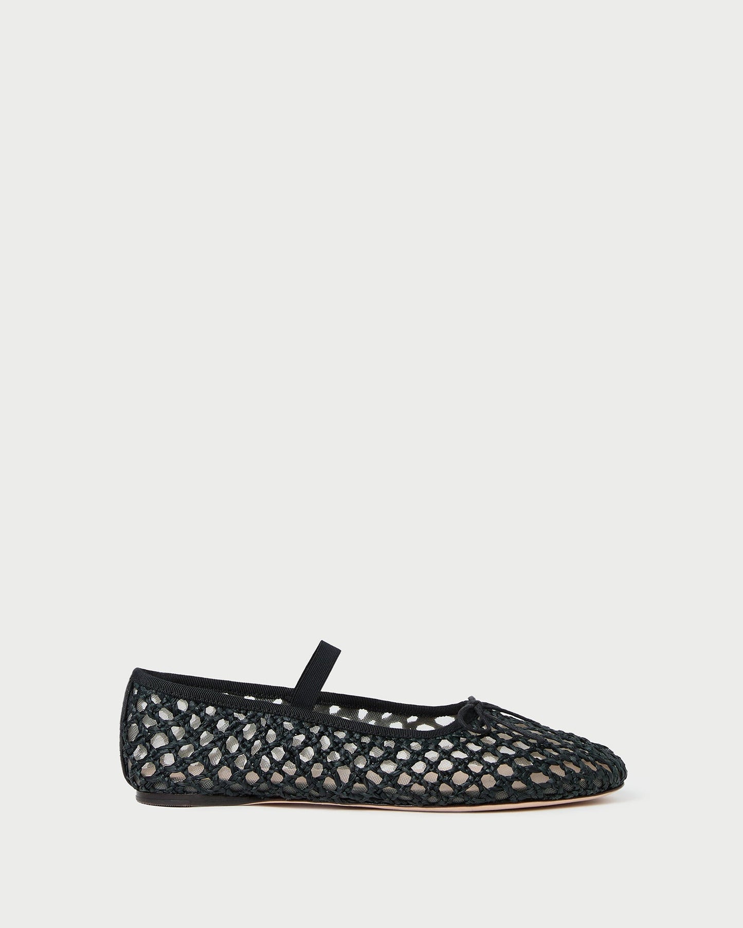 Leonie Black Crochet Ballet Flat