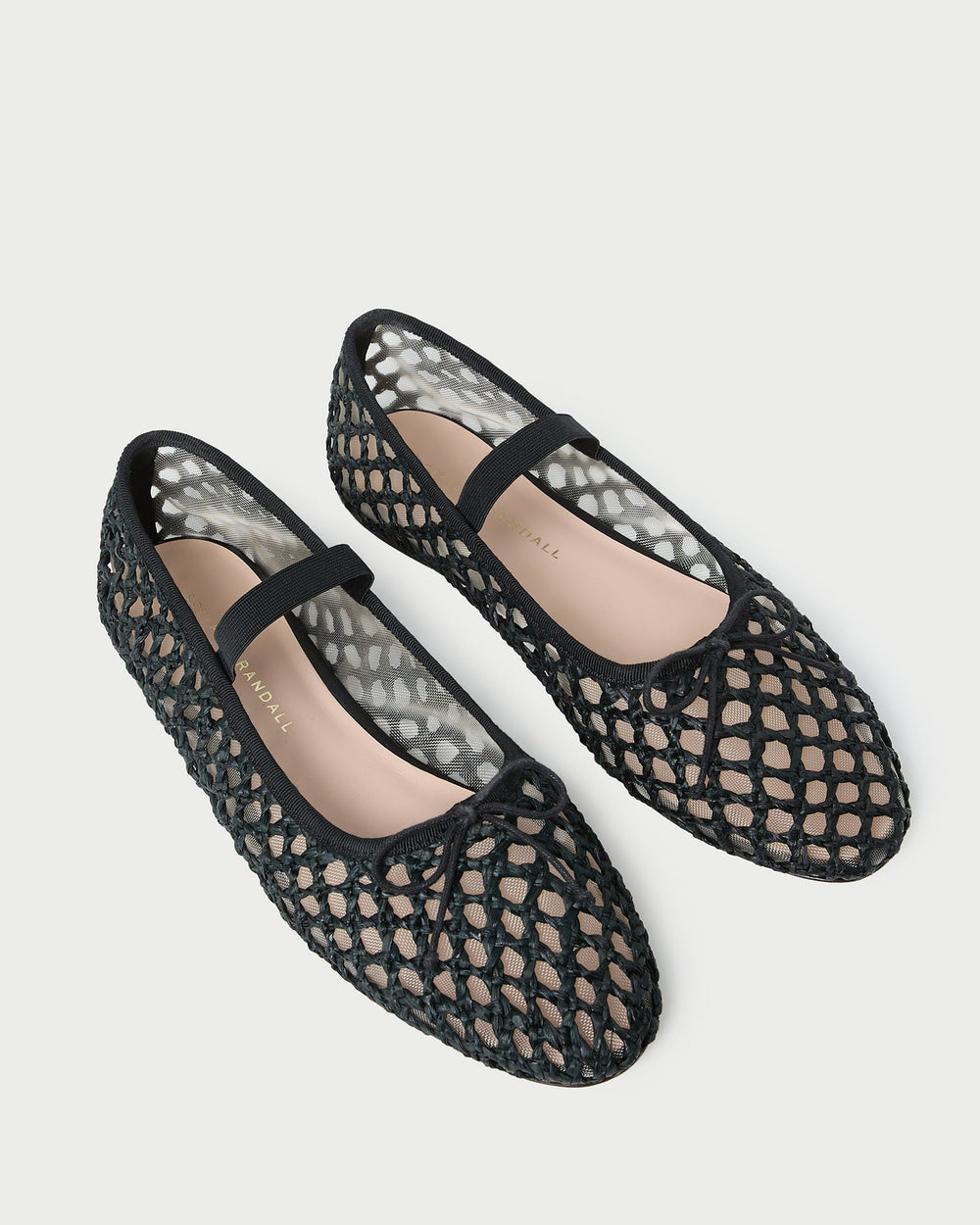 Leonie Black Crochet Ballet Flat