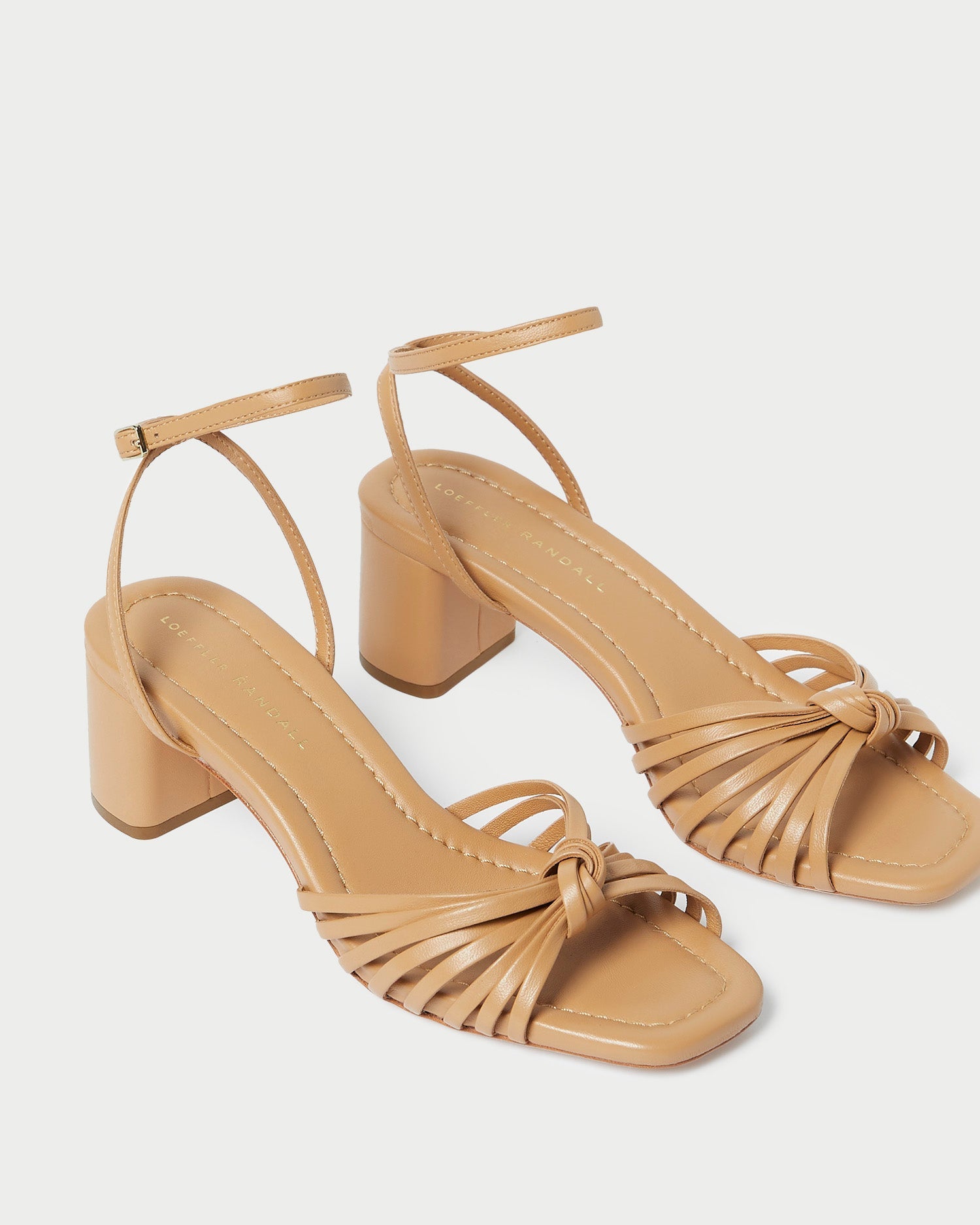 Olivia Dune Knot Mid-Heel Sandal