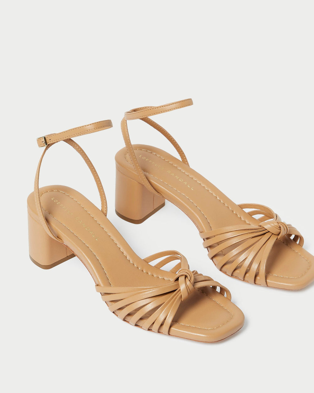 Olivia Dune Knot Mid-Heel Sandal