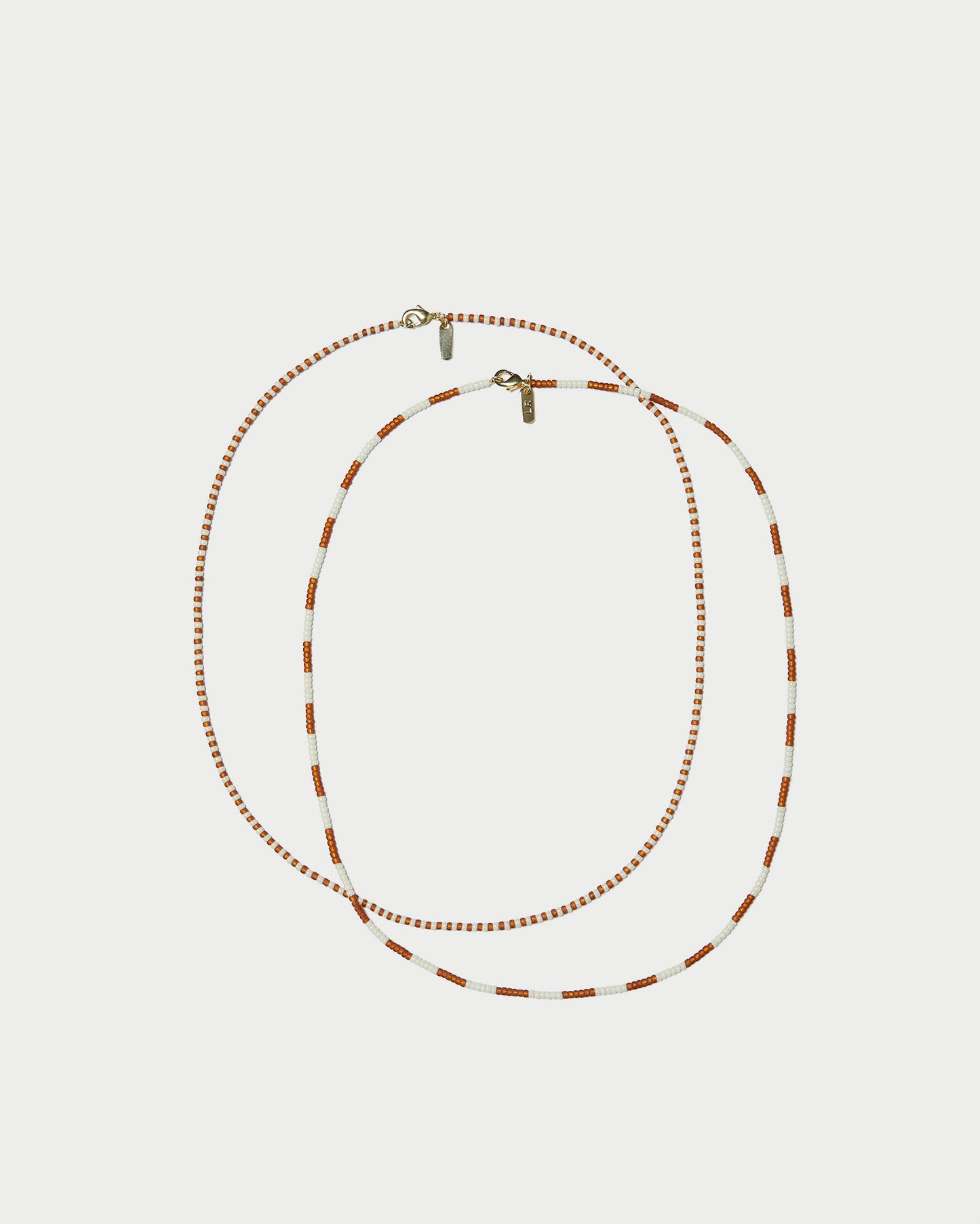 Soo Amber/Cream Necklace Set