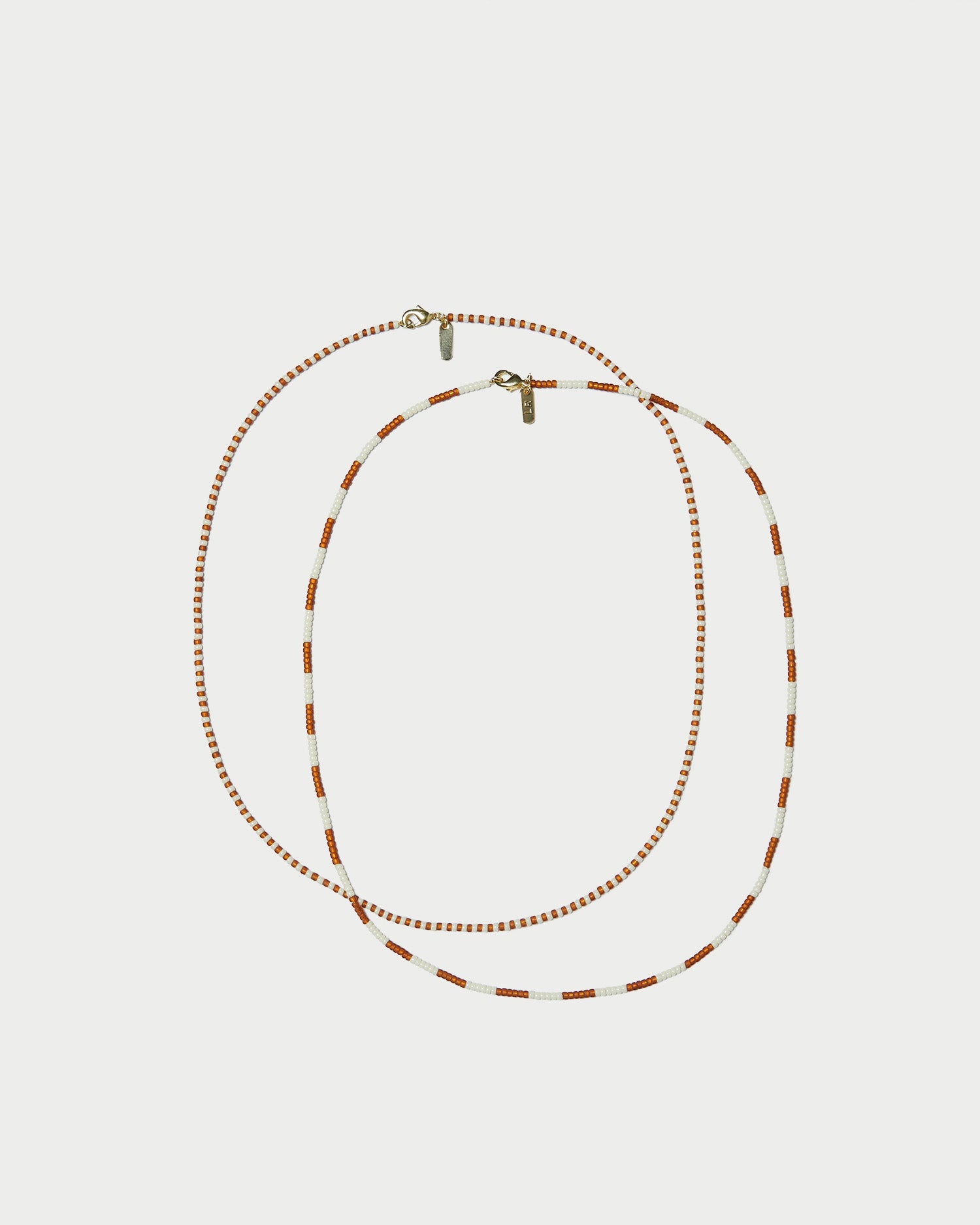 Soo Amber/Cream Necklace Set