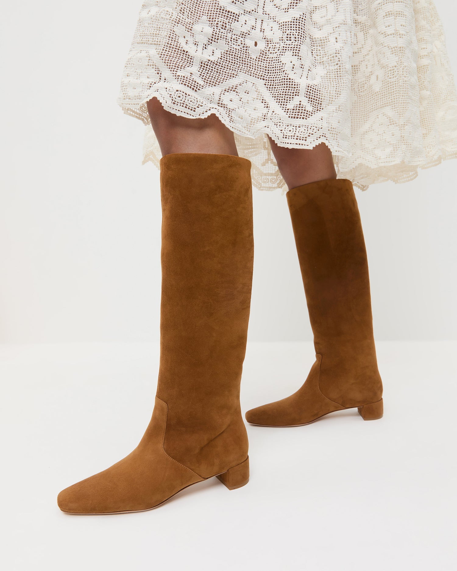 Indy Cacao Suede Tall Boot