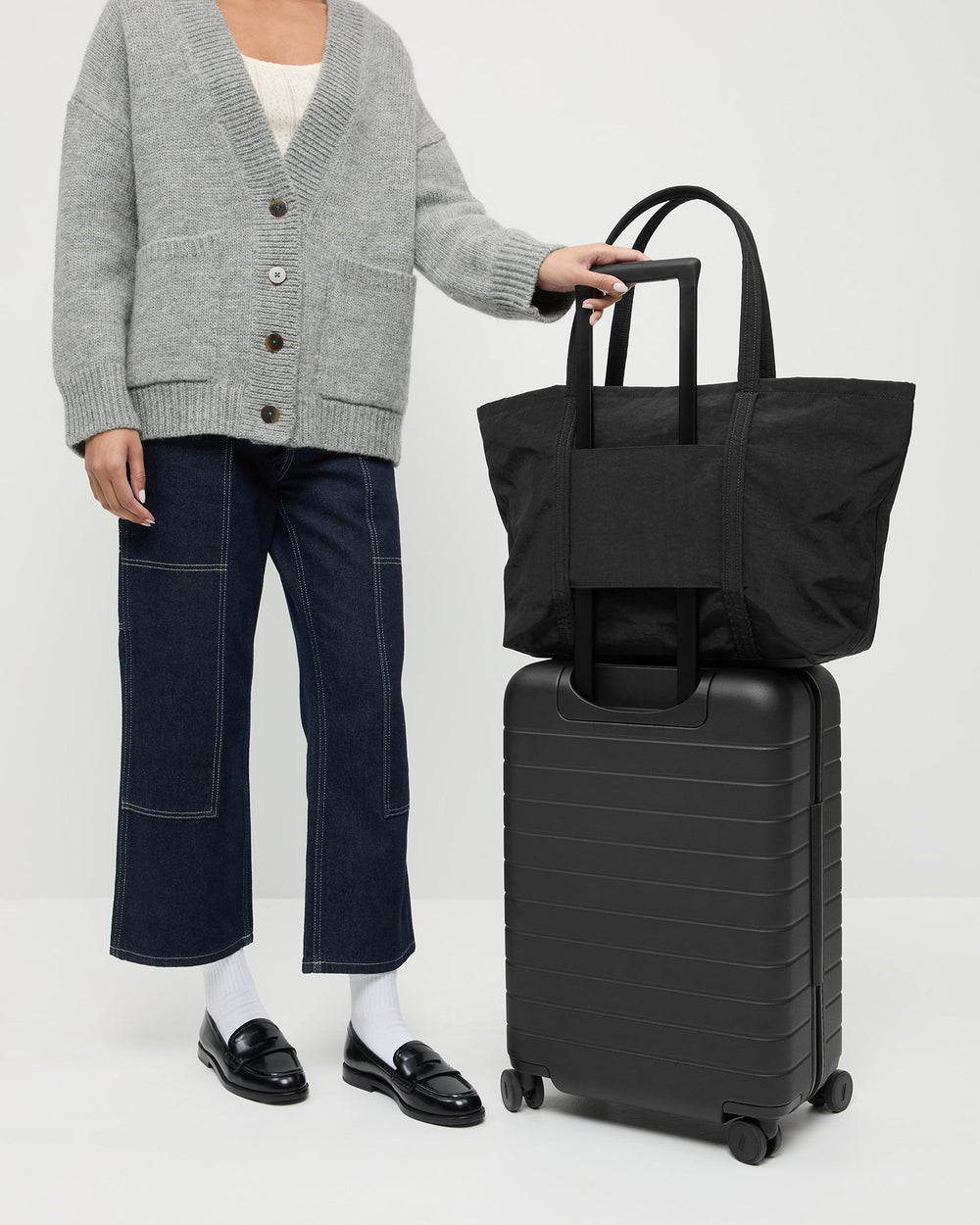 Dina Black Travel Tote