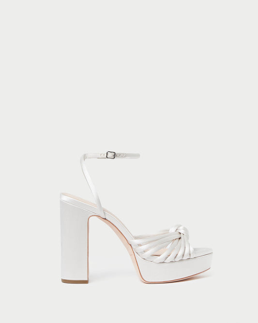 Rivka Cream Knot Platform Sandal