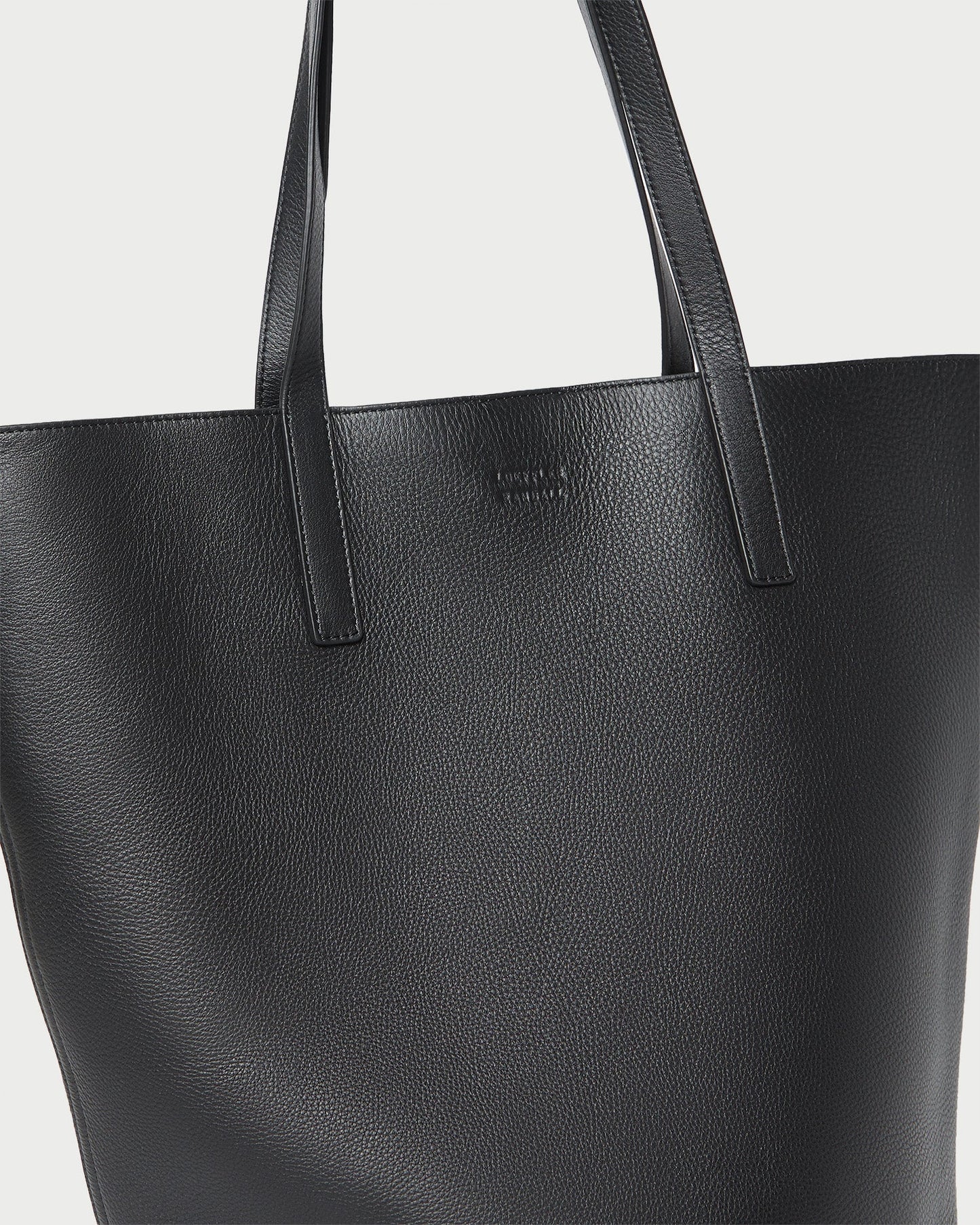 Walker Black Pebbled Leather Tote