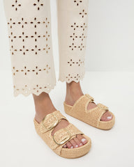 Theo Natural Two-Band Sandal