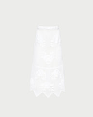 Sullivan Cream Crochet Skirt