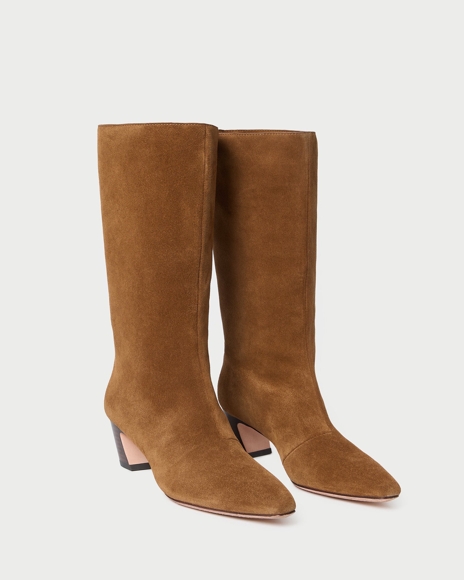 Cleo Cacao Suede Mid-Calf Boot