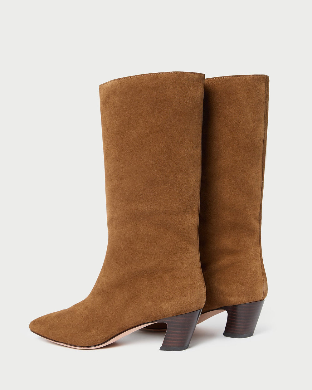Cleo Cacao Suede Mid-Calf Boot