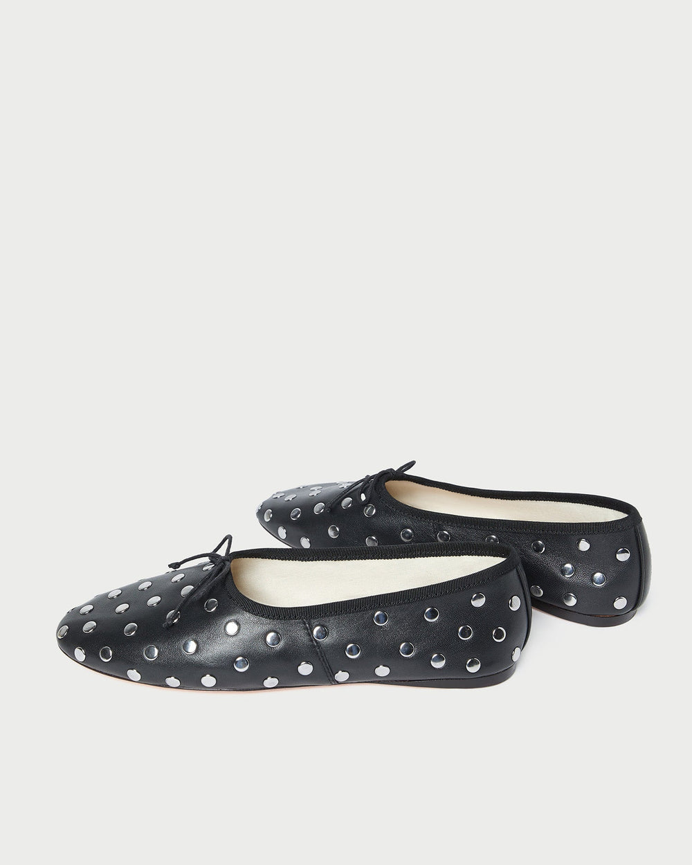 Landon Black/Silver Ballet Flat