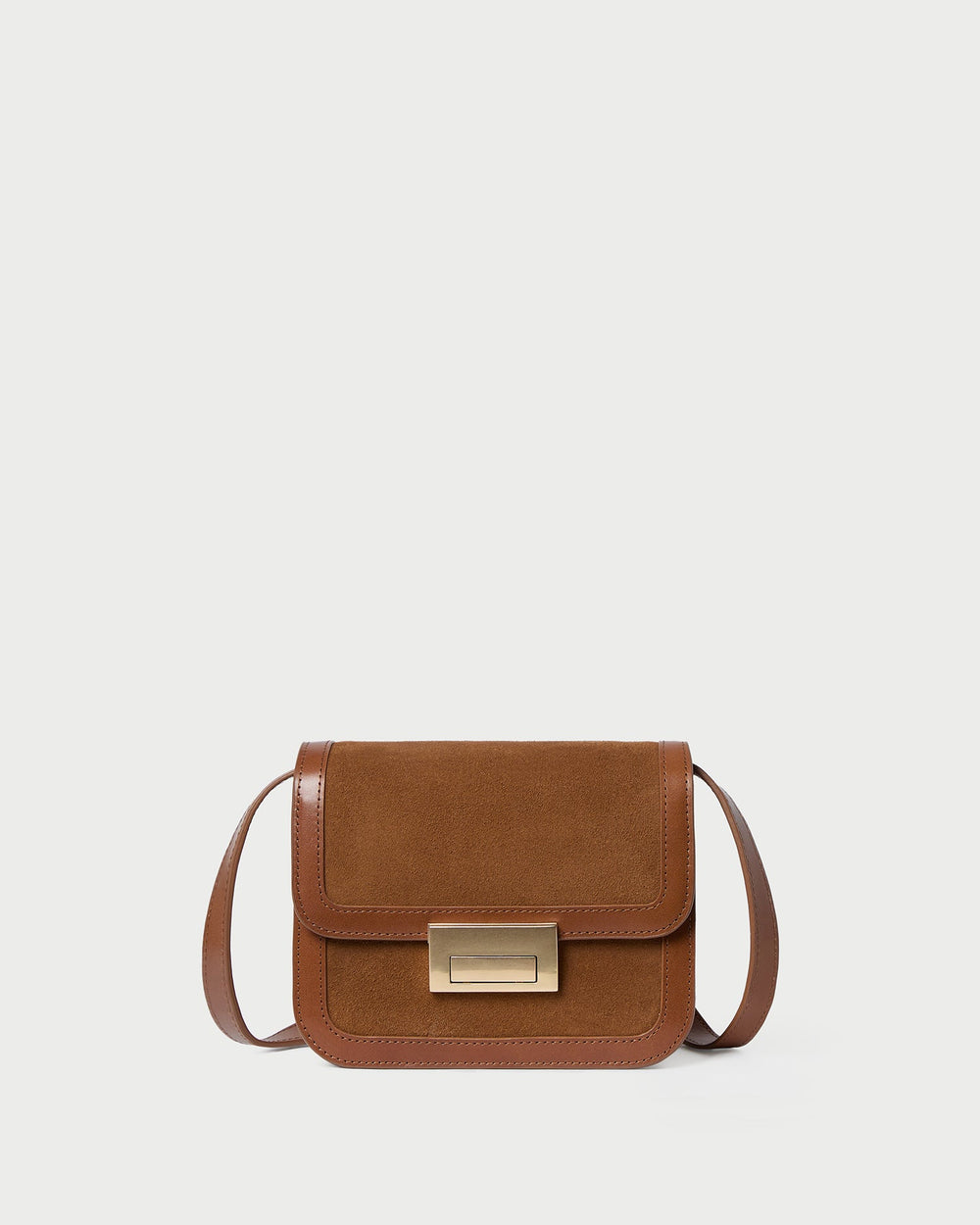 Desi Cacao Suede/Leather Crossbody