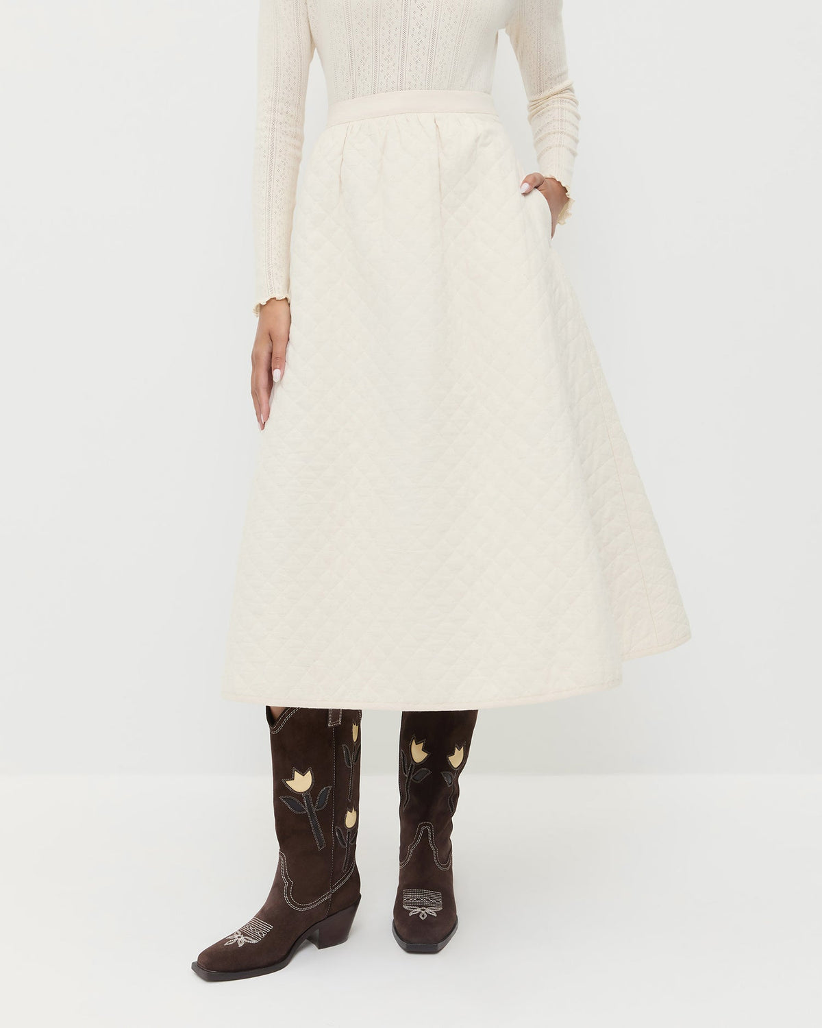 Clara Quilted Skirt