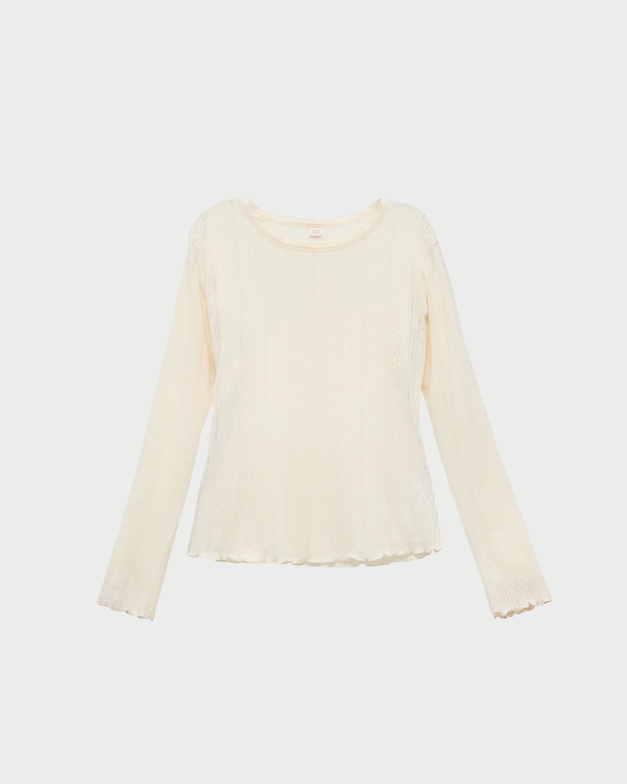 Lolo Pointelle Long-Sleeve Tee