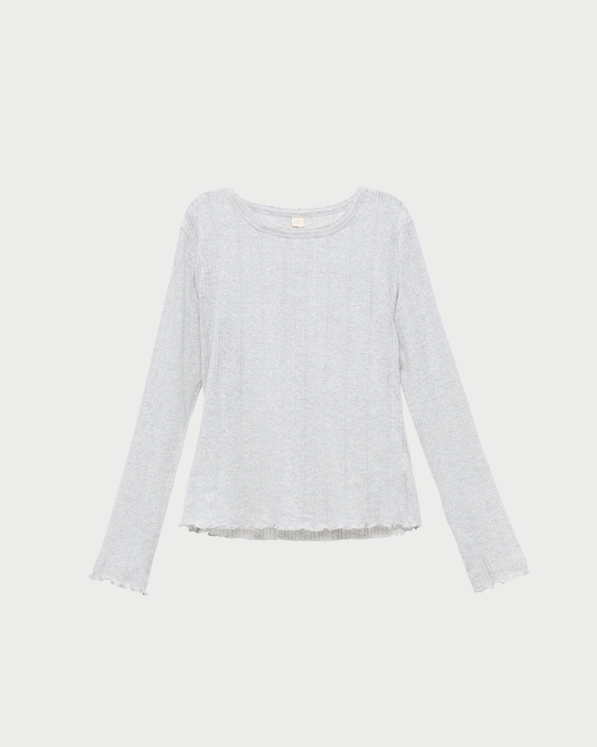 Lolo Pointelle Long-Sleeve Tee