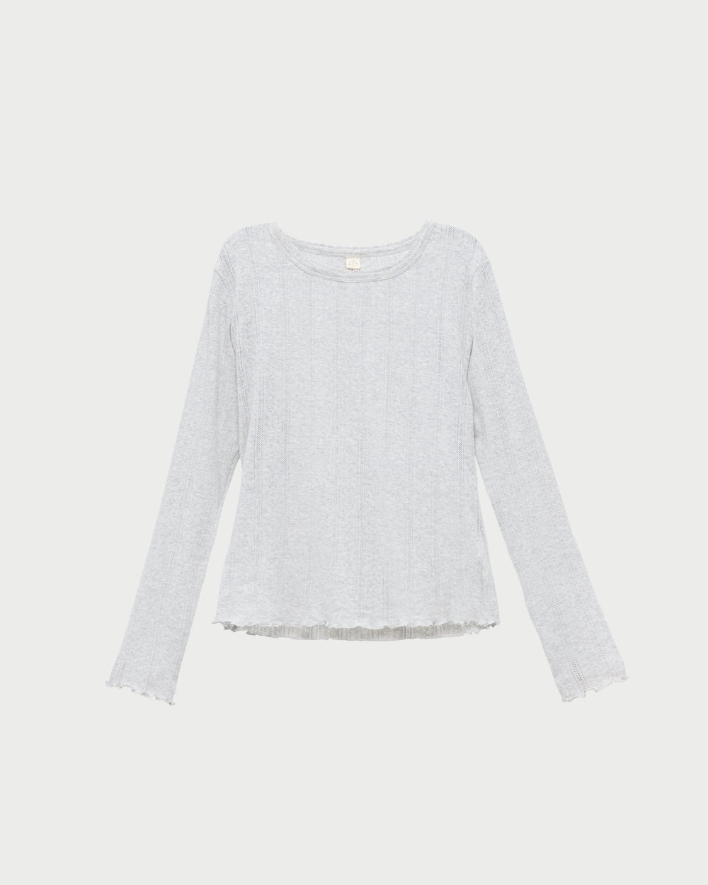 Lolo Pointelle Long-Sleeve Tee