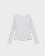 Lolo Pointelle Long-Sleeve Tee