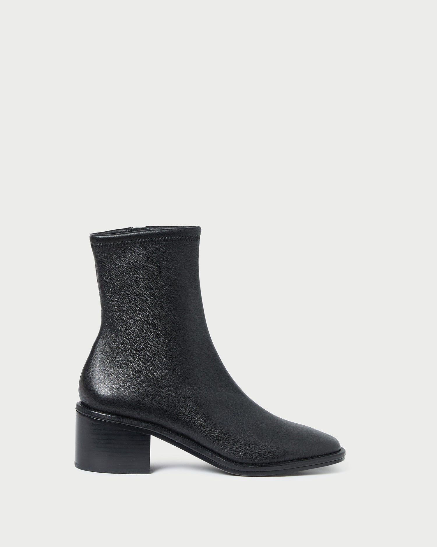 Roxy Black Leather Ankle Bootie