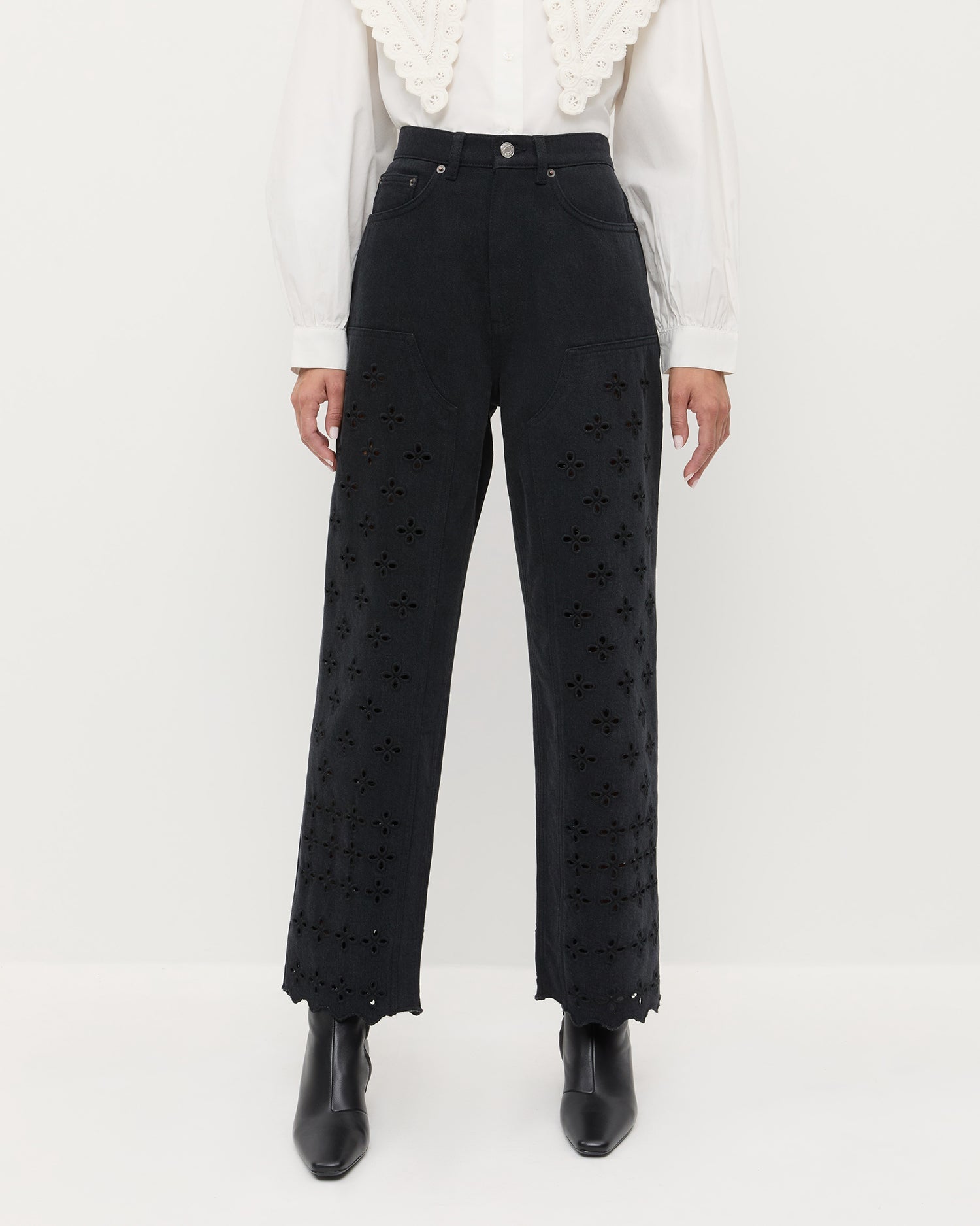 Demi Embroidered Pant