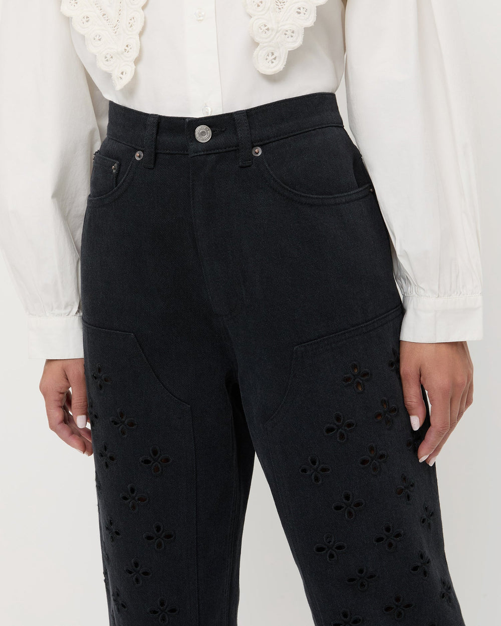 Demi Embroidered Pant
