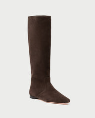 Lillian Brown Suede Tall Boot