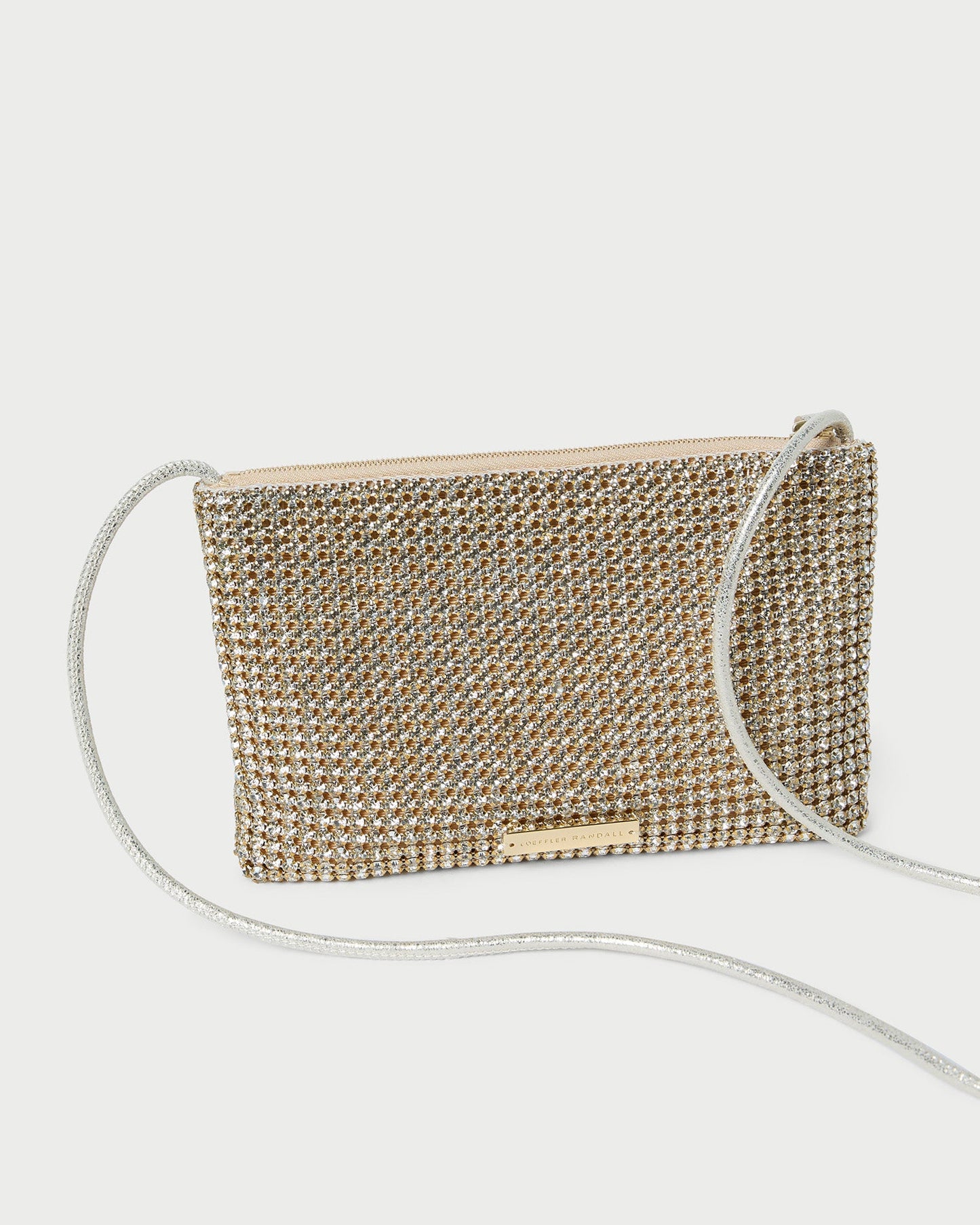 Yasmine Gold Diamanté Crossbody