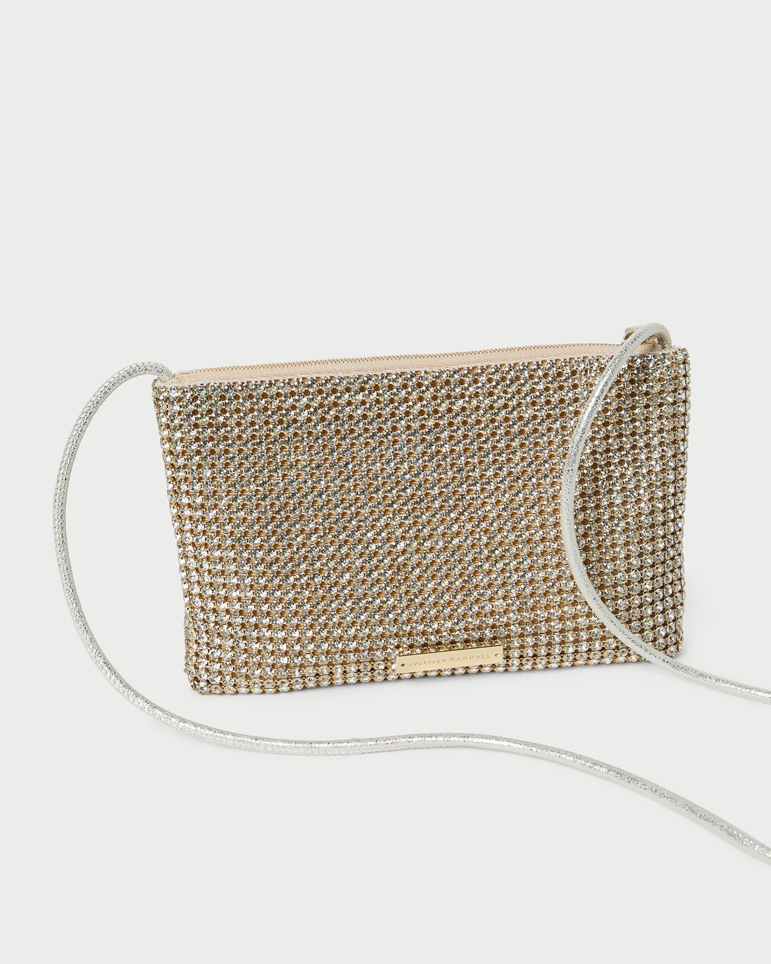 Yasmine Gold Diamanté Crossbody