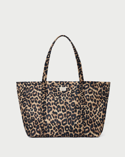 Dina Leopard Travel Tote