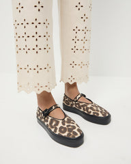 Cooper Leopard Mary Jane Sneaker