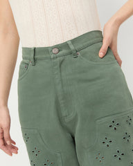 Demi Embroidered Pant