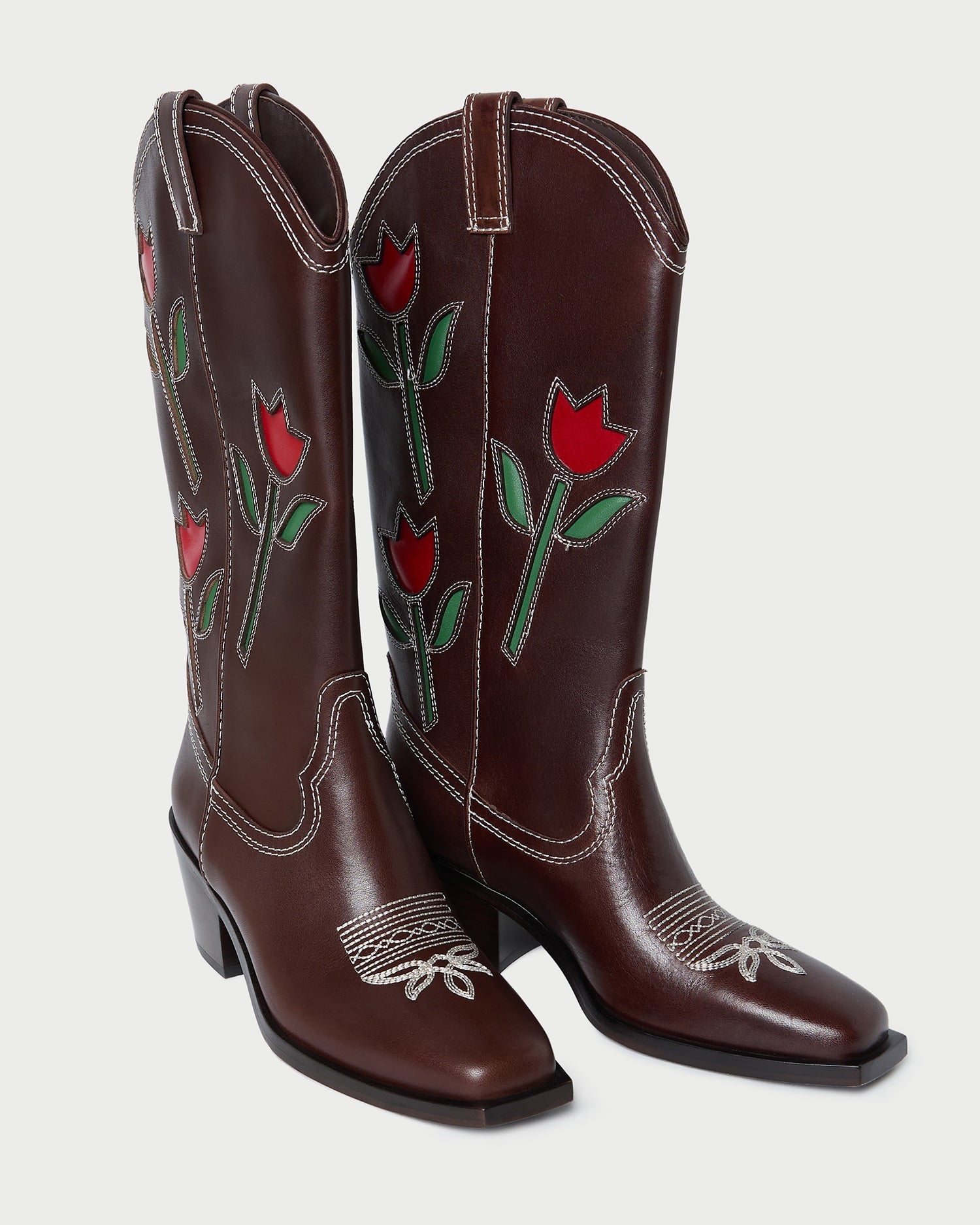 Wilder Espresso Leather Tulip Boot