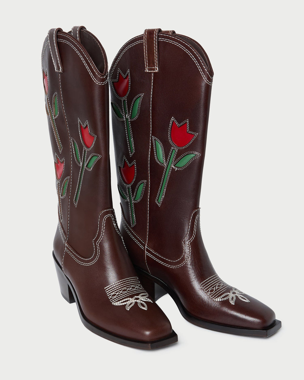 Wilder Espresso Leather Tulip Boot