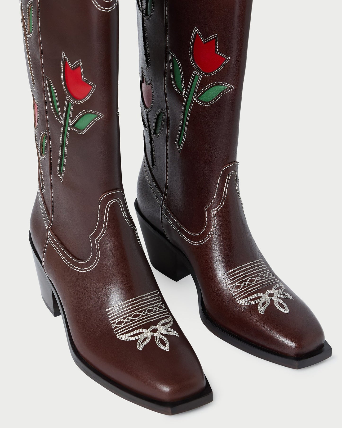 Wilder Espresso Leather Tulip Boot