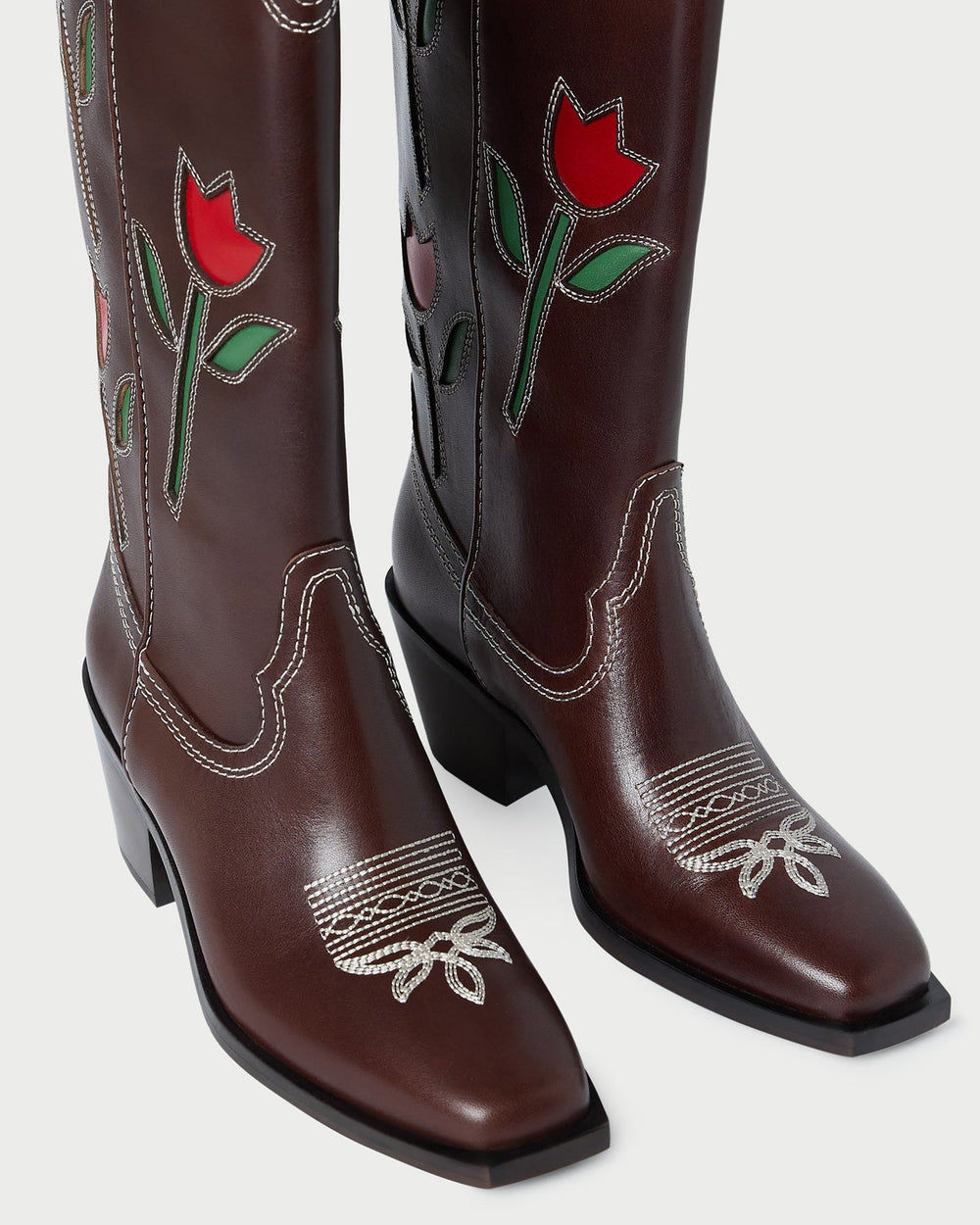 Wilder Espresso Leather Tulip Boot